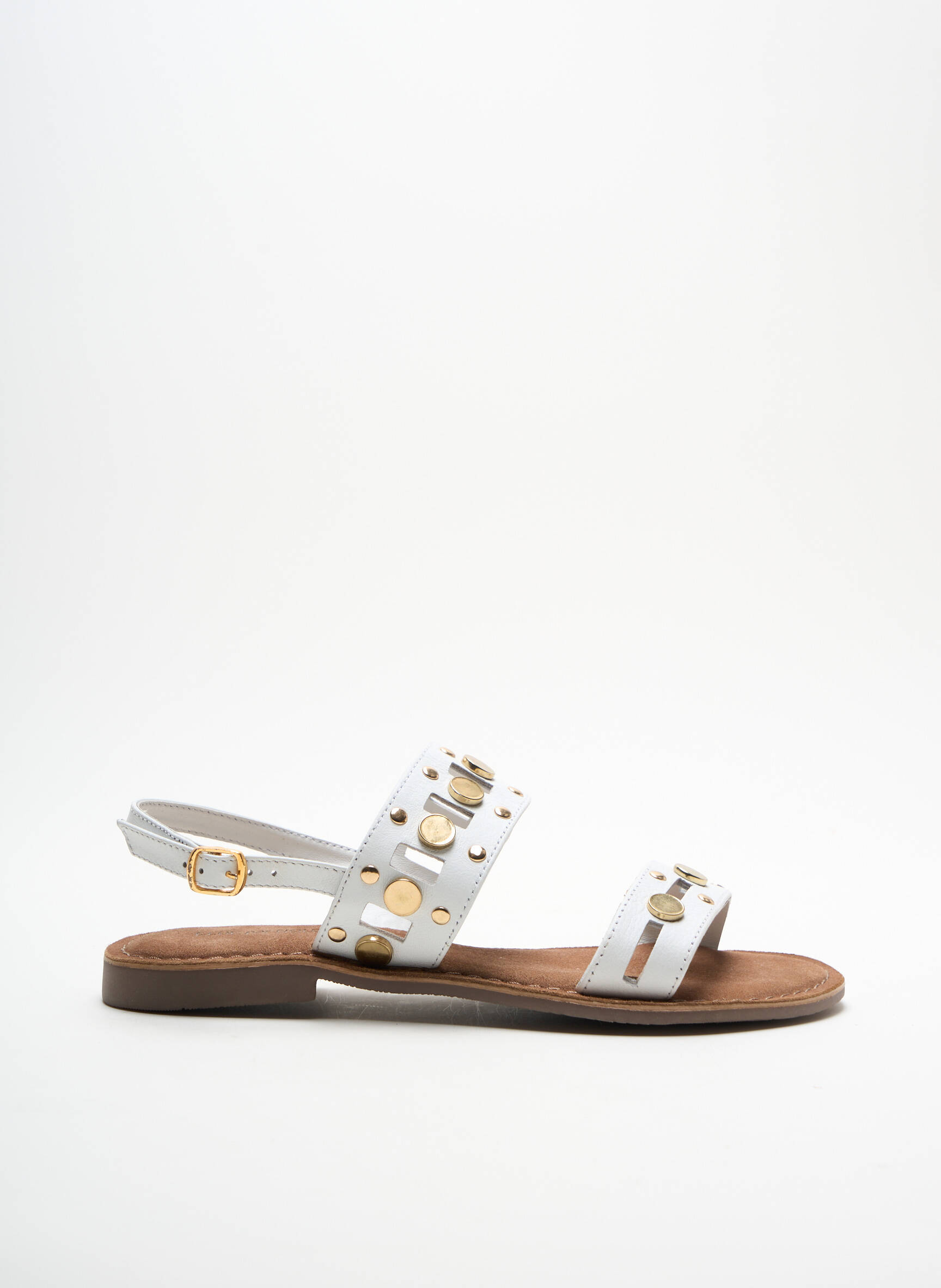 Elue Par Nous Sandales Nu Pieds Femme couleur blanc