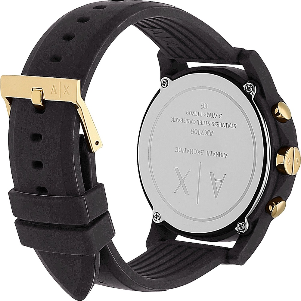 Armani Exchange Chronographe Caoutchouc Montre