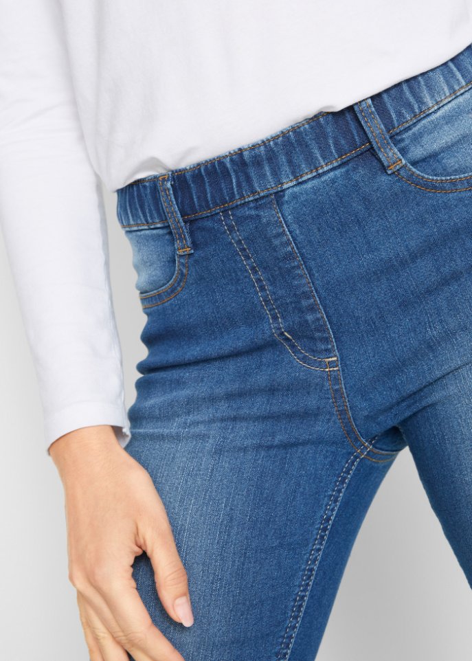 Jeans-Jeggings mit Bequembund, Skinny
