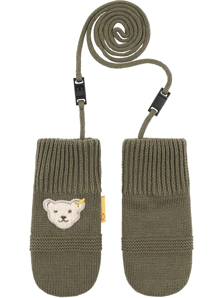 Steiff Fäustlinge in Khaki günstig kaufen