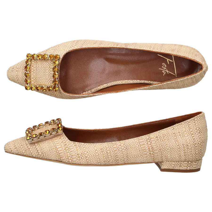 Roberto Festa - Ballerinas DIAMOND Bast - beige