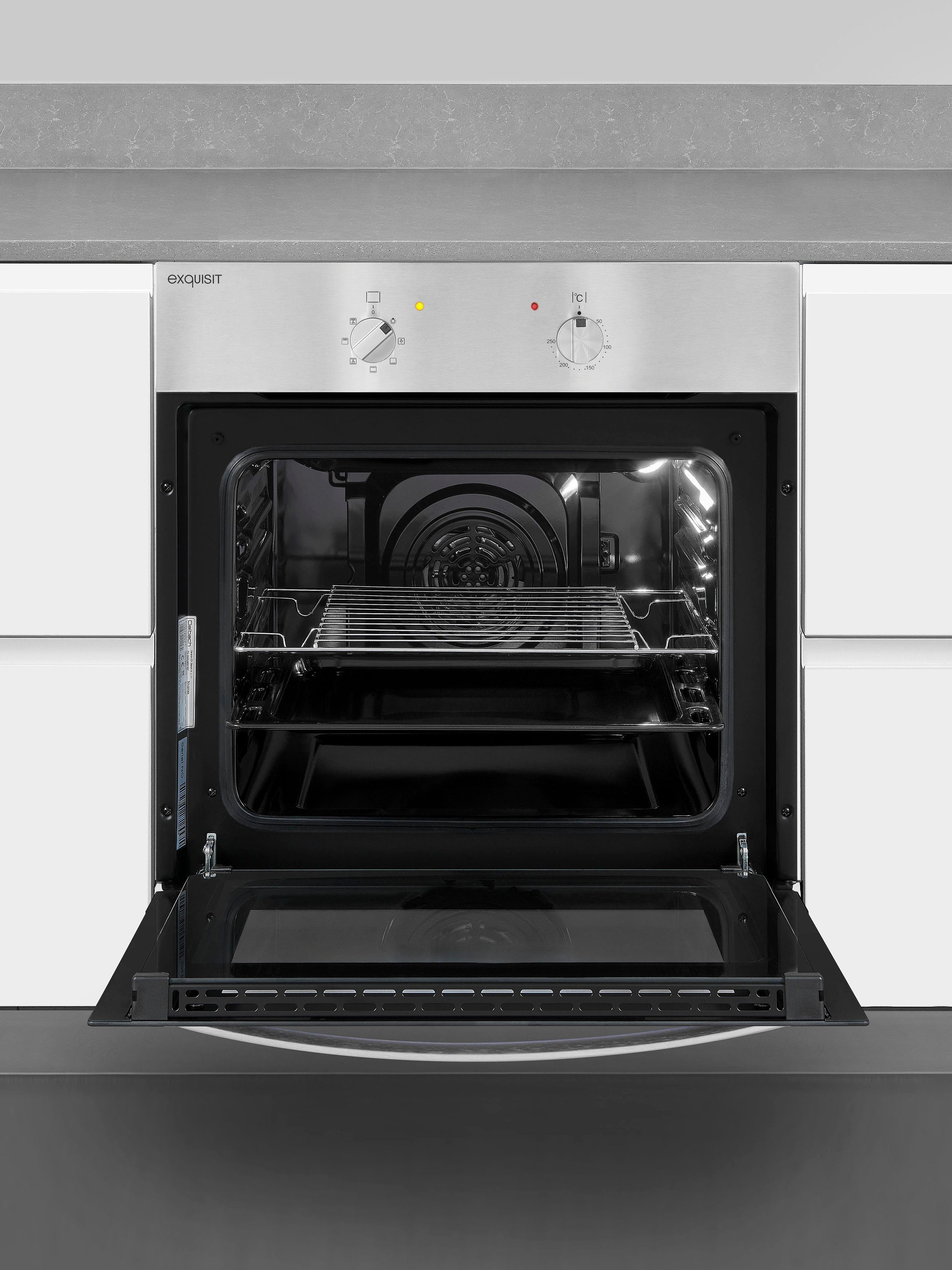exquisit Einbaubackofen EBE 555-1.2 U