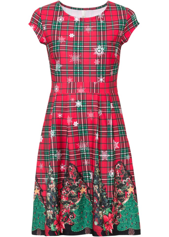Kleid mit Weihnachtsmotiv