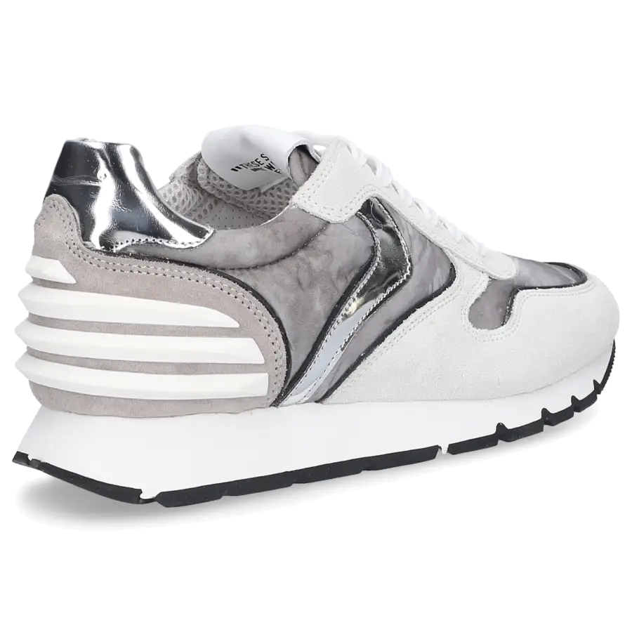 VOILE BLANCHE - Sneaker low JULIA POWER Veloursleder - weiß