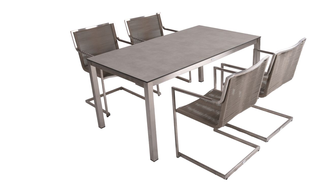 Garden Pleasure Tischgruppe SIENNA 14, 5.-tlg.