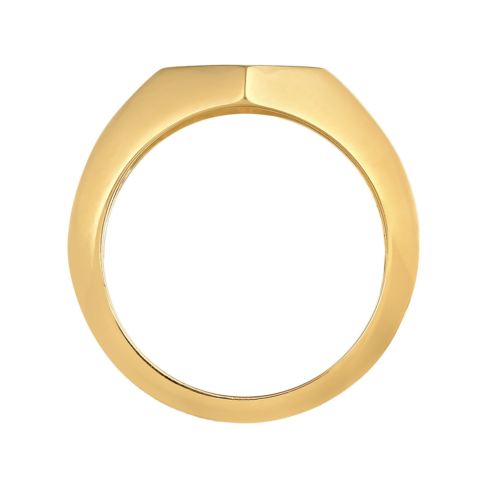 Elli PREMIUM Elli PREMIUM Bague Bague Signet pour femme - Rhombus Geo Look Blogger Trend en ar Bague