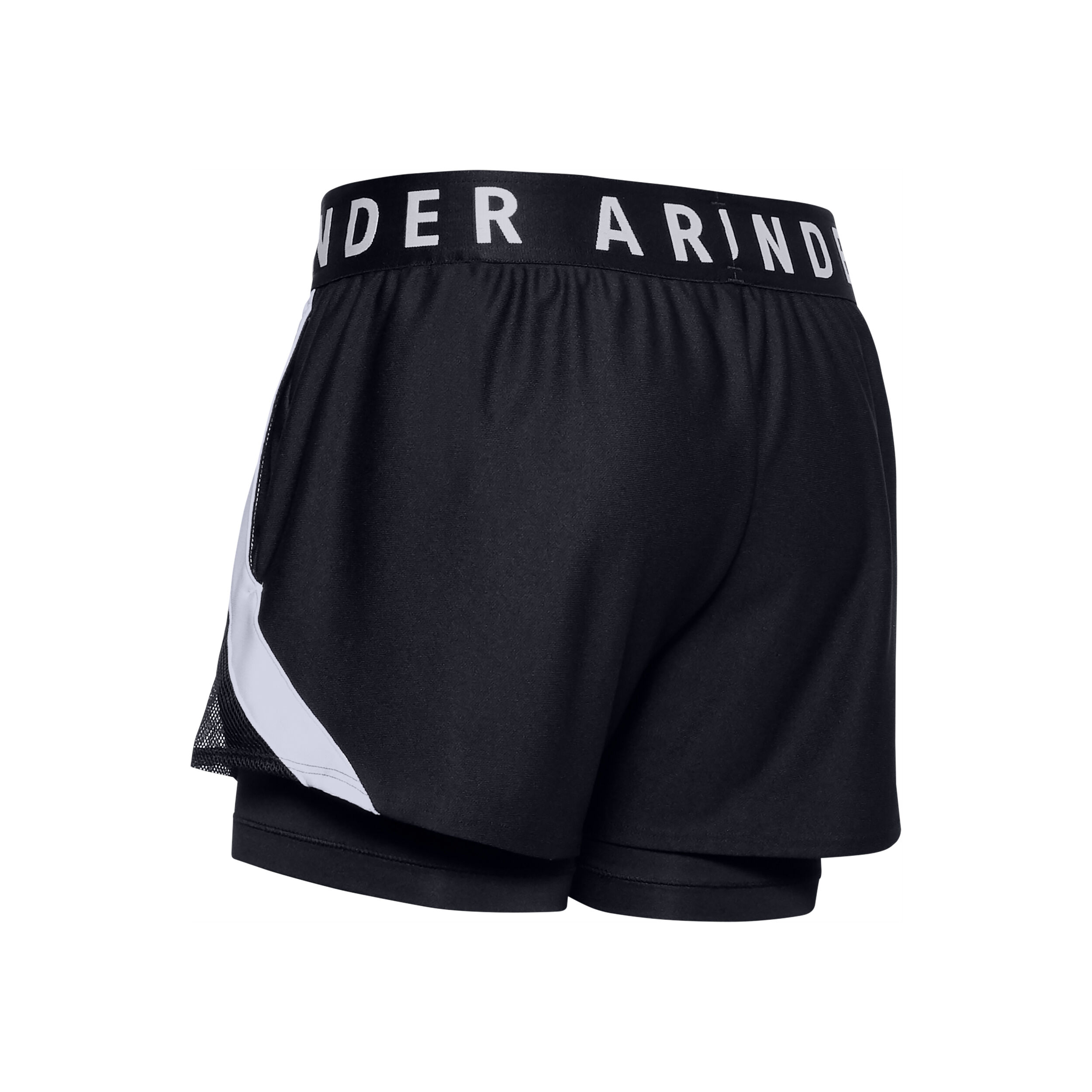 Play Up 2in1 Shorts Damen - Schwarz, Weiß