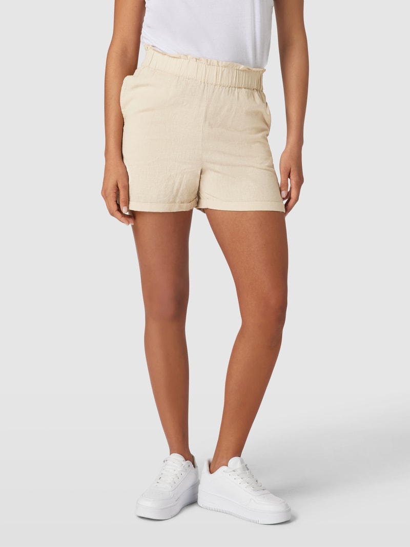 Shorts mit elastischem Bund Modell 'MOYA' in sand