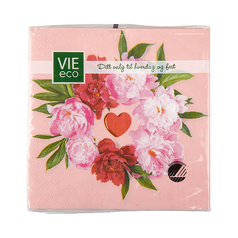 Vie Eco Servietter 20-pk 33x33 cm, Vår