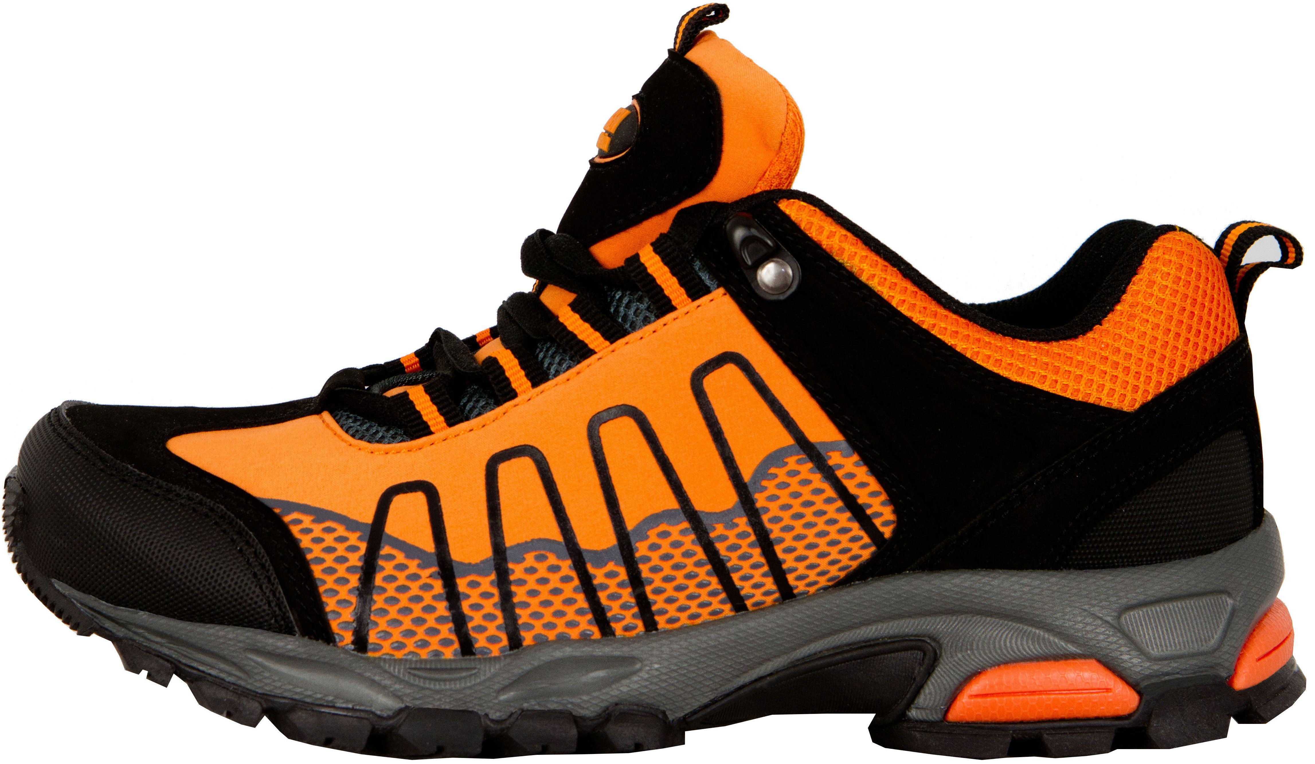 GUGGEN Mountain Damen Wanderschuh T002 Damenwanderschuh Trekkingschuhe Outdoorschuhe Outdoorschuh Wasserabweisend; Verstärkte Schuhspitze; Softshell und Leder Mix