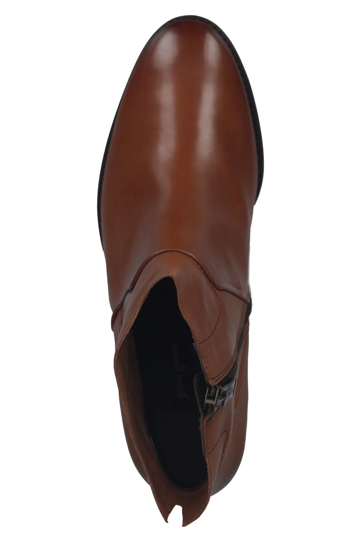 Paul Green  Stiefelette - Braun - Blockabsatz