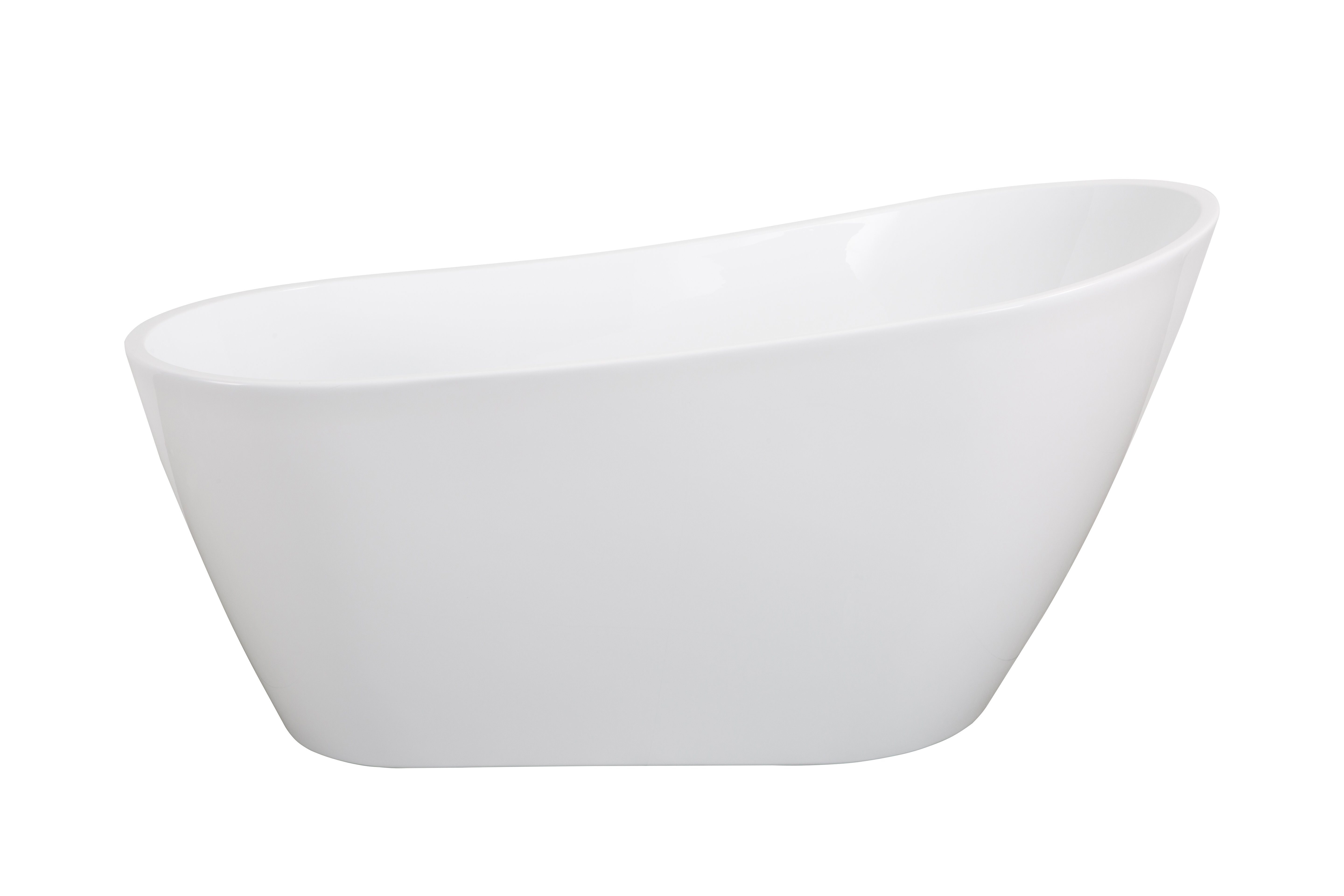 DOTMALL Badewanne Acryl freistehende Badewanne Moderne freistehende Badewanne