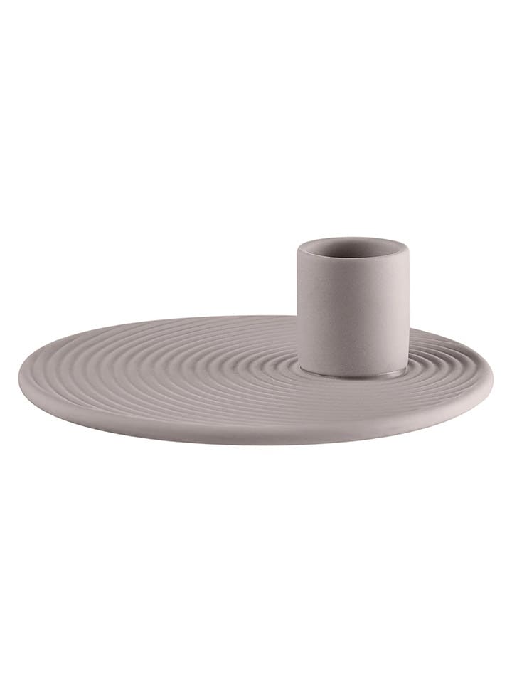 Blomus Kerzenhalter ''Nona'' in Taupe - (H)3,5 x Ø 12 cm günstig kaufen onesize
