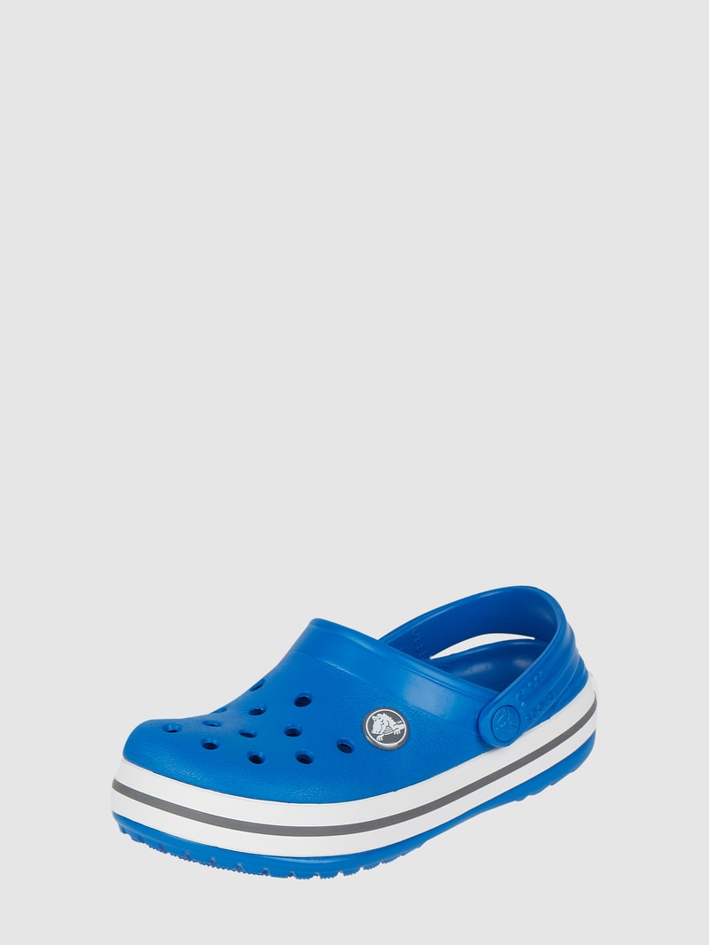 Clogs mit Fesselriemen in blau