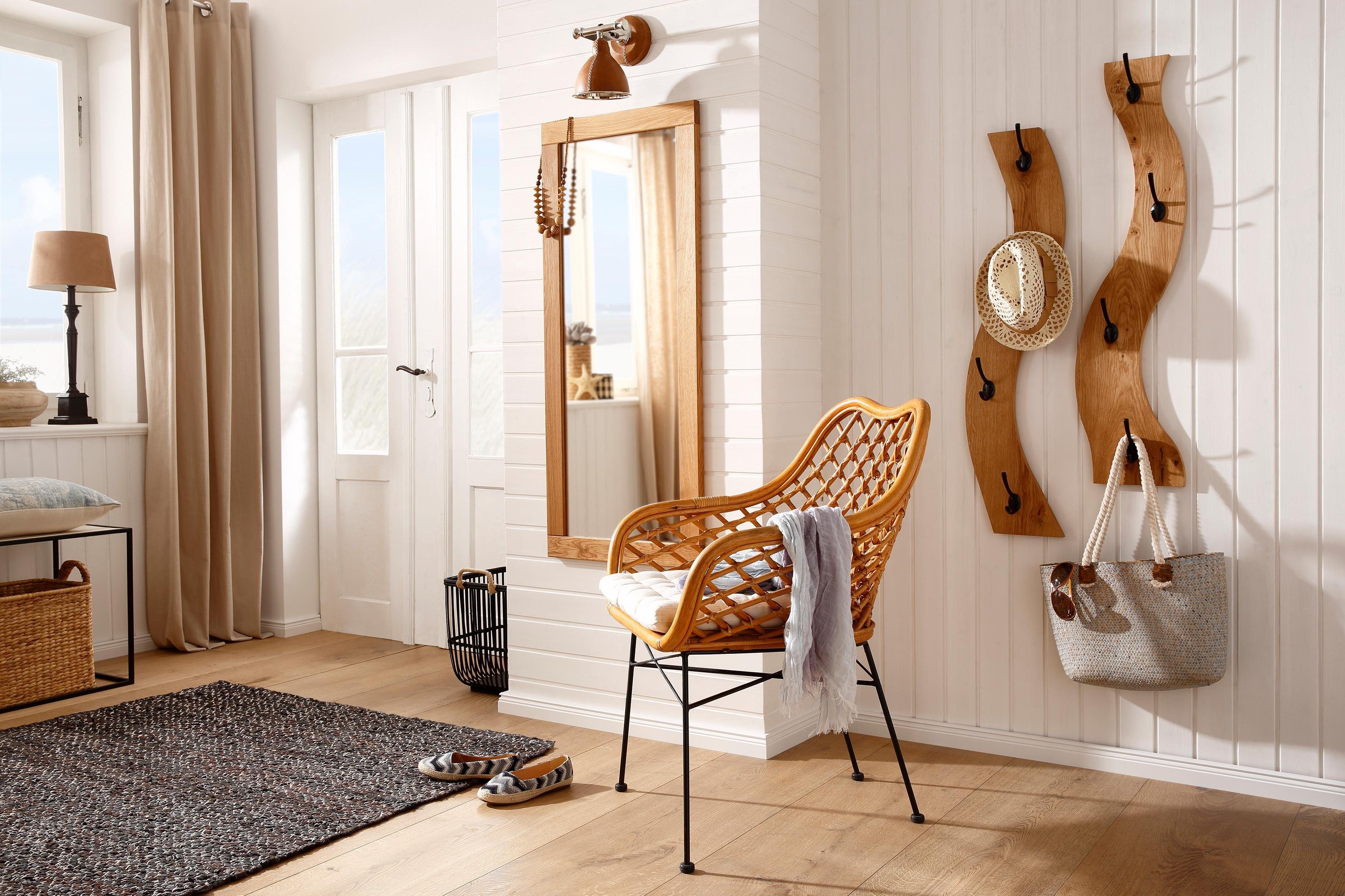 Home affaire Rattanstuhl (1 St), ohne Sitzkissen