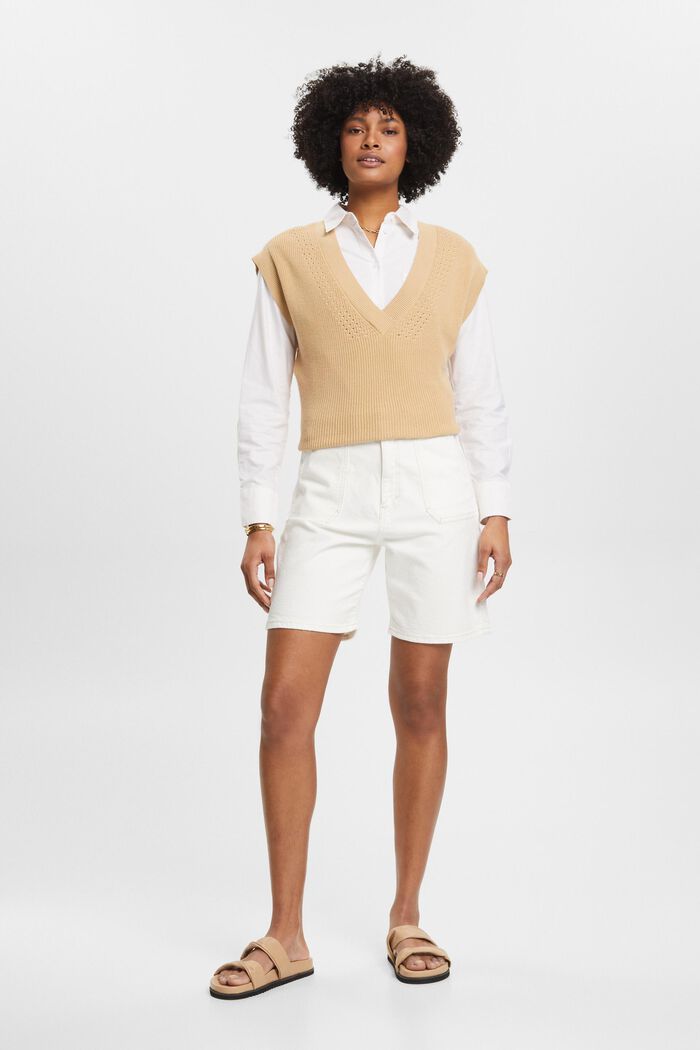 Shorts mit hohem Bund