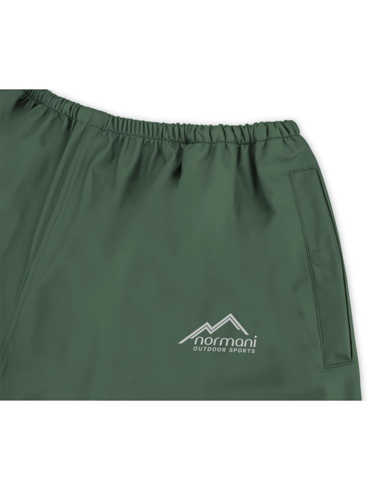 Normani Outdoor Sports Kinder Regenhose York in Dunkelgrün günstig kaufen