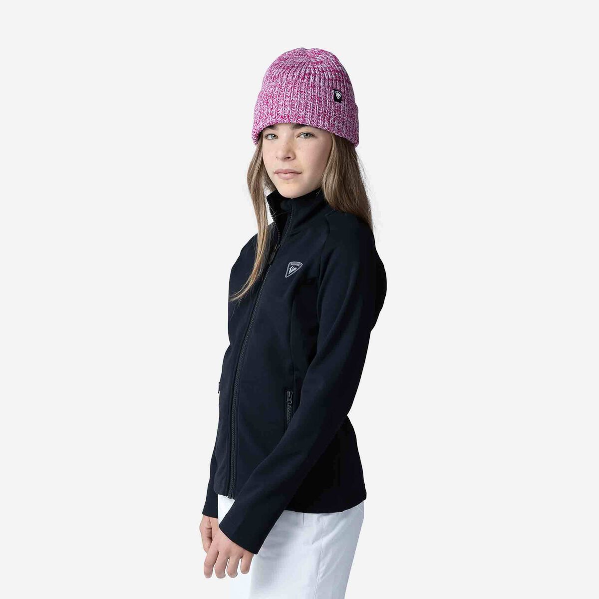 Clip Midlayer mit durchgehendem Reißverschluss für Mädchen
