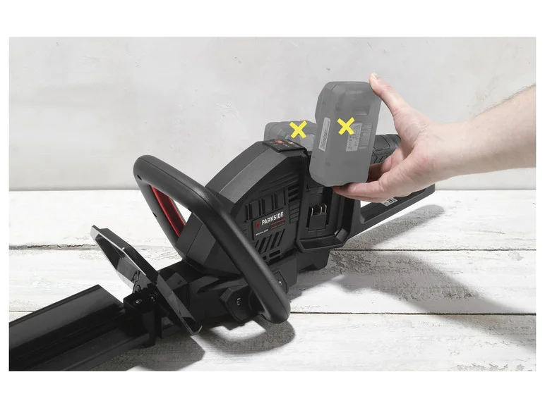 Cortador de sebes sem fio PARKSIDE PERFORMANCE® Schwanz PPHSA 40-Li B2, 40 V