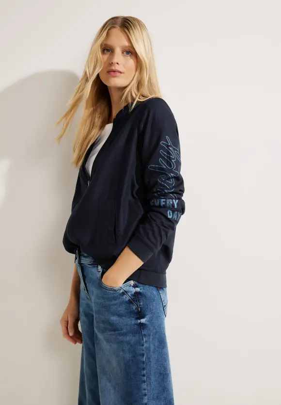 CECIL Bluse mit Reißverschluss