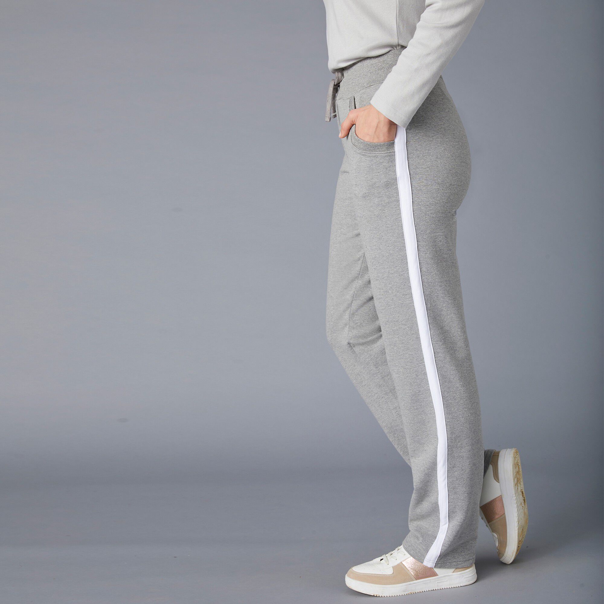 Pantalon jogging bicolore