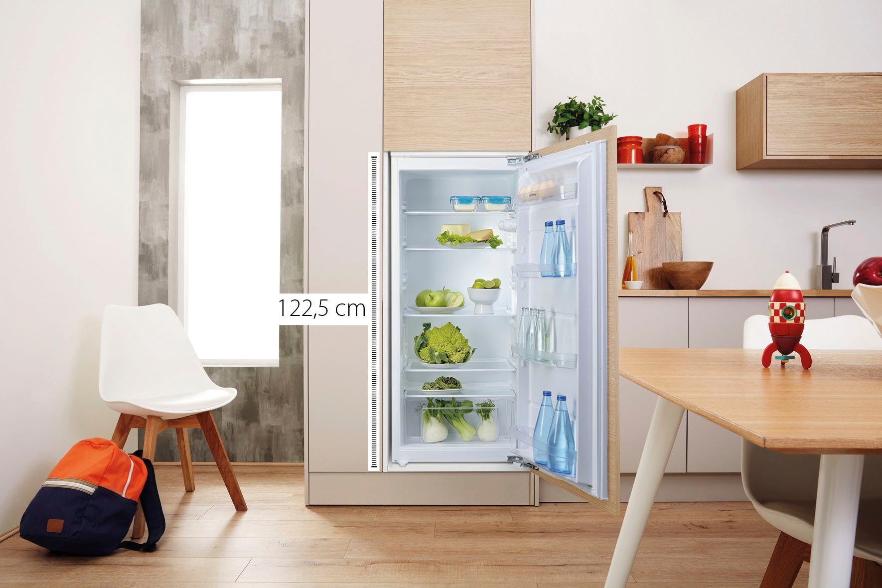 Privileg Einbaukühlschrank PRCI 336, 122,5 cm hoch, 54 cm breit