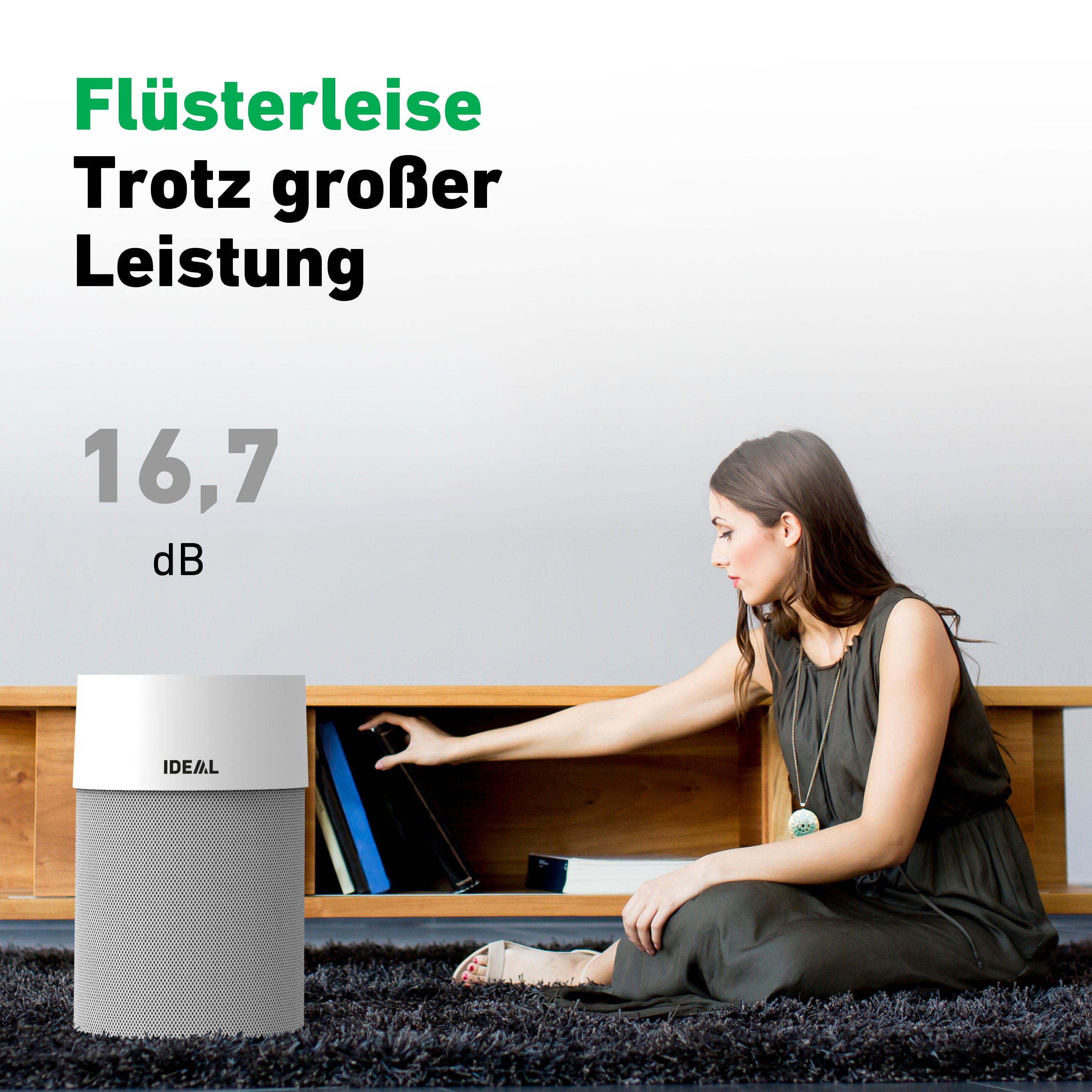 IDEAL Luftreiniger AP40 PRO, für 40 m² Räume, Made in Germany, HEPA-/Aktivkohlefilter, 99,99% Filterleistung