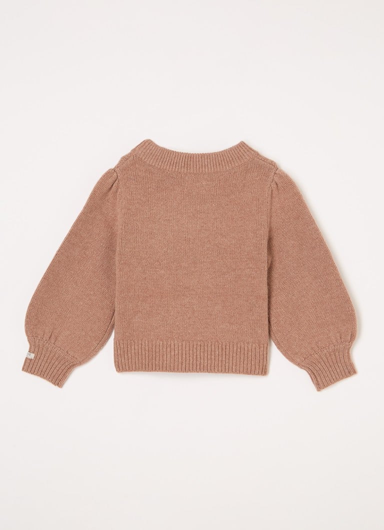 Donsje Amsterdam Niena merino vilnas džemperis ar pinuma adījumu