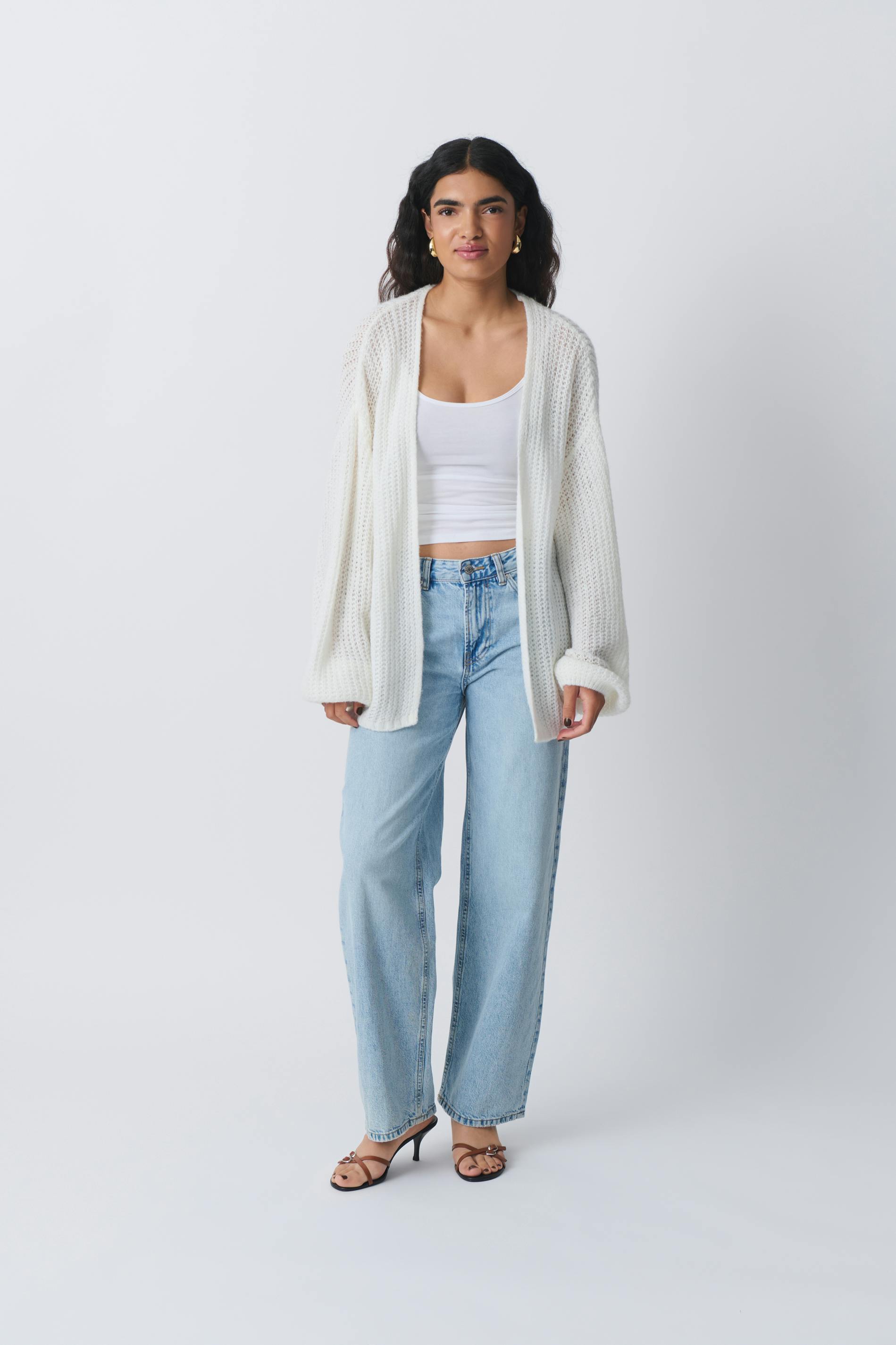 Knitted chunky cardigan