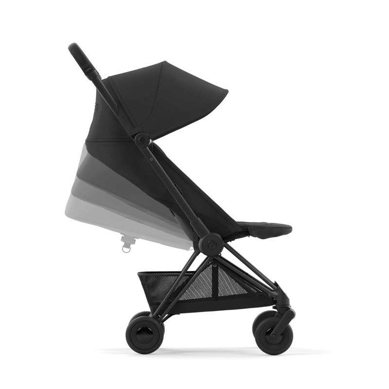 Poussette compacte Coya sepia black châssis chrome brown Cybex