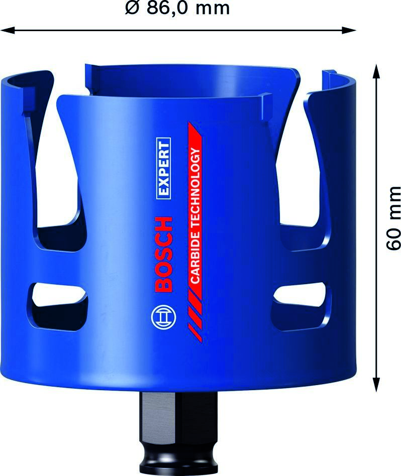 Carotă Bosch Blue Accessories 2608900477 Expert Construction Material 86 x 60 mm
