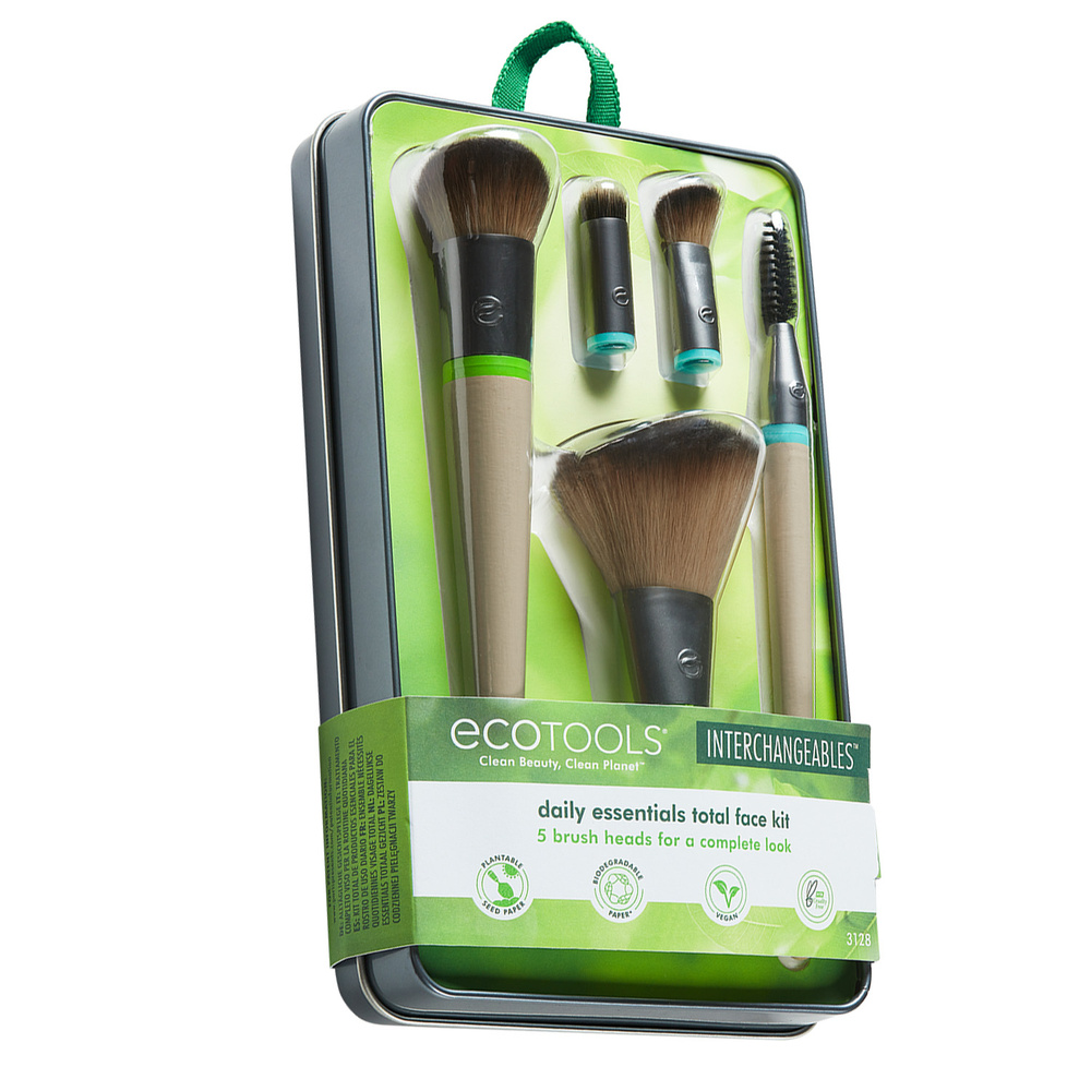 Ecotools ECOTOOLS - Daily Essentials Total Face Kit 2020 Pinceaux de maquillage