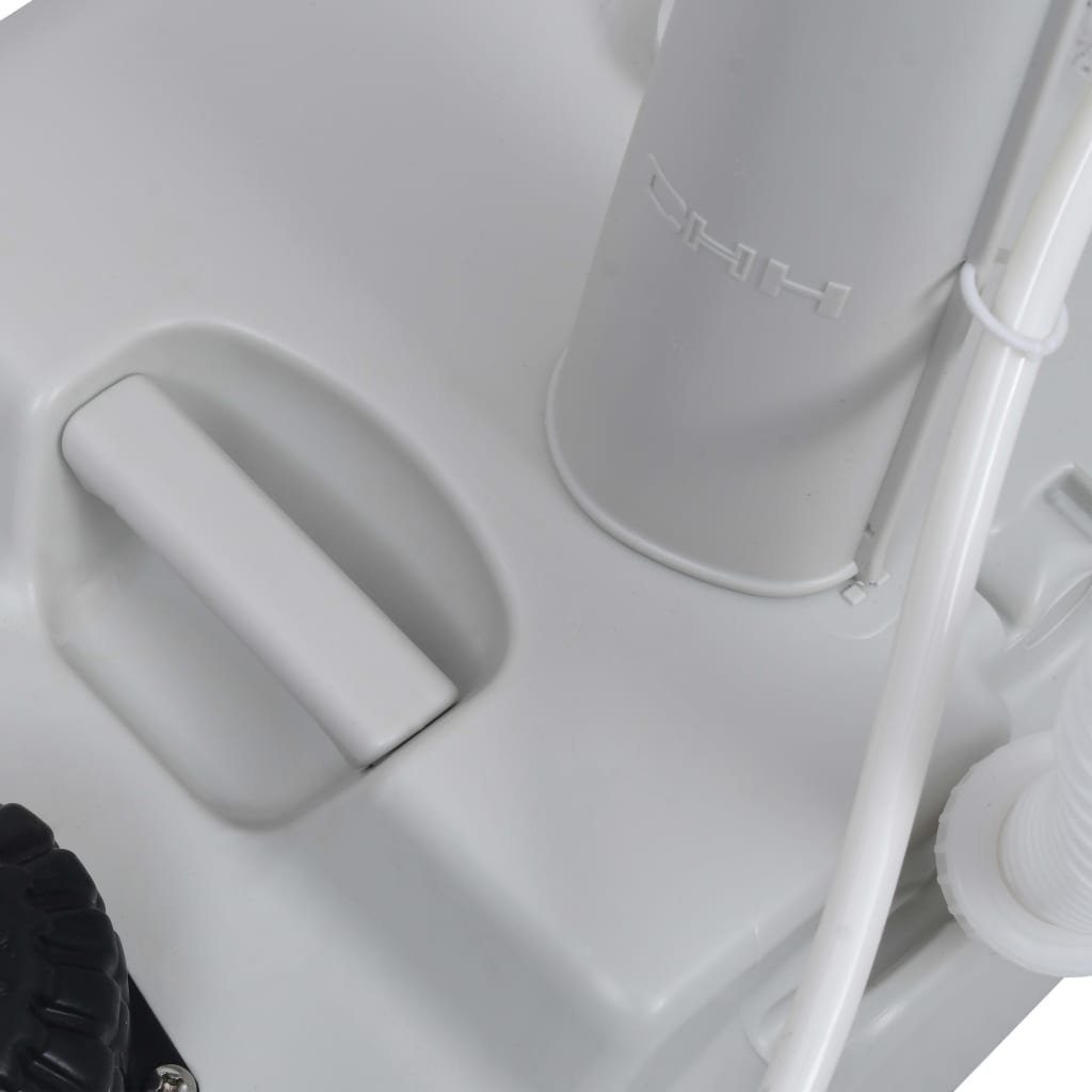 vidaXL Campingtoilette Tragbares Camping-Handwaschbecken Grau 20 L