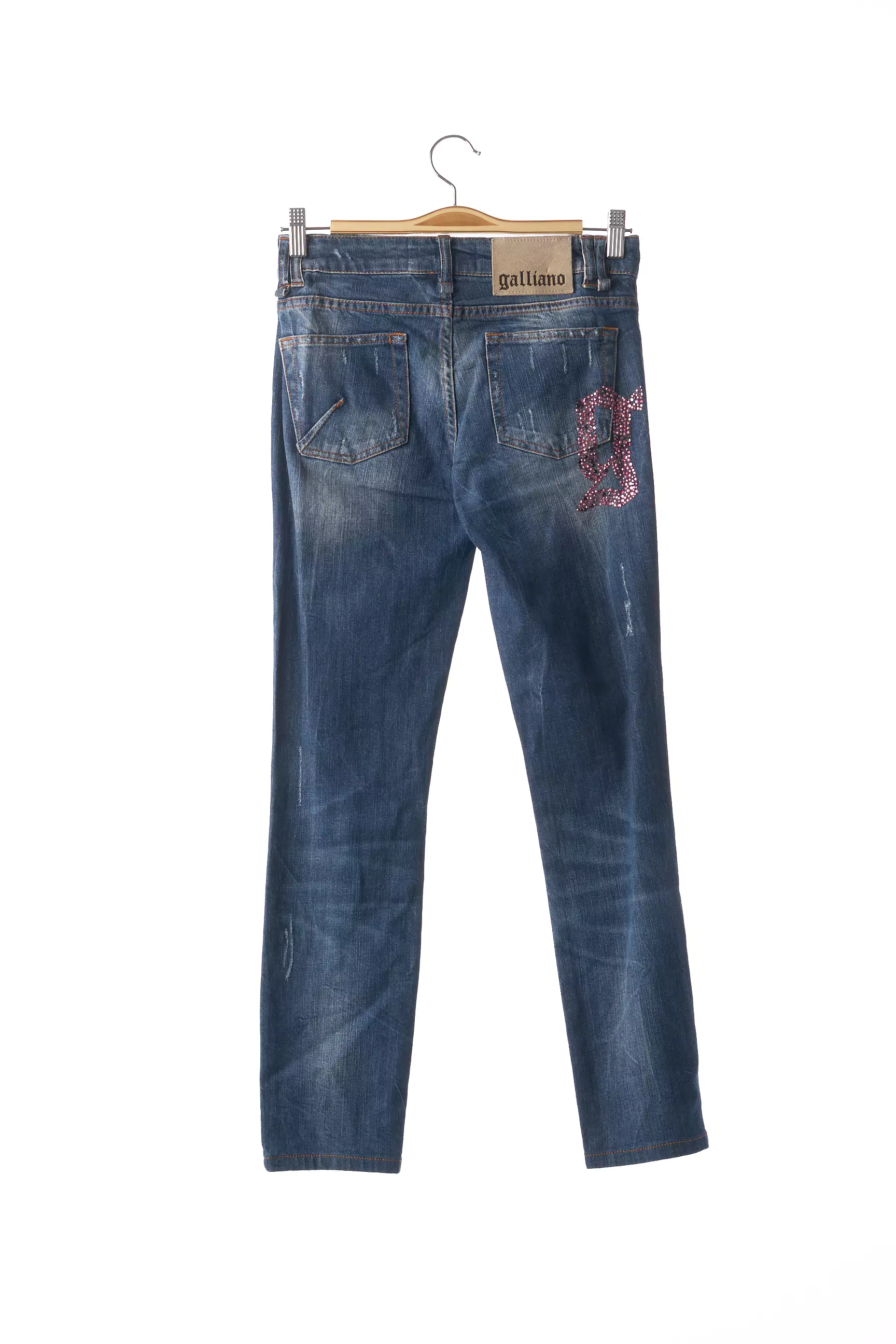 Galliano Jeans Coupe Slim Femme couleur bleu