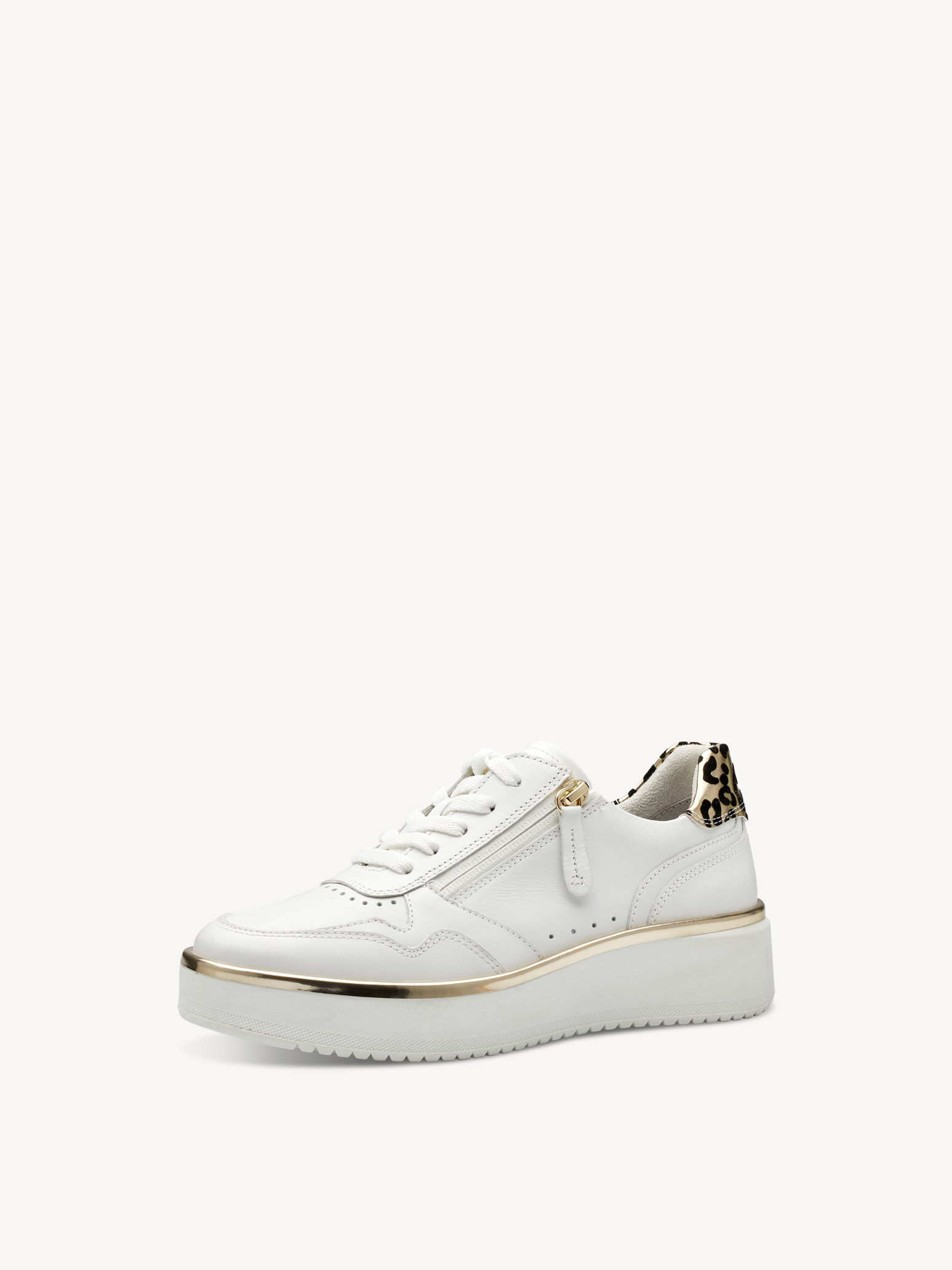Basket en cuir - blanc