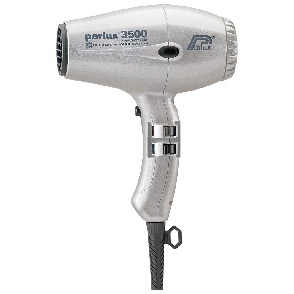 Parlux 3500 Supercompact Haartrockner Silber Metallic