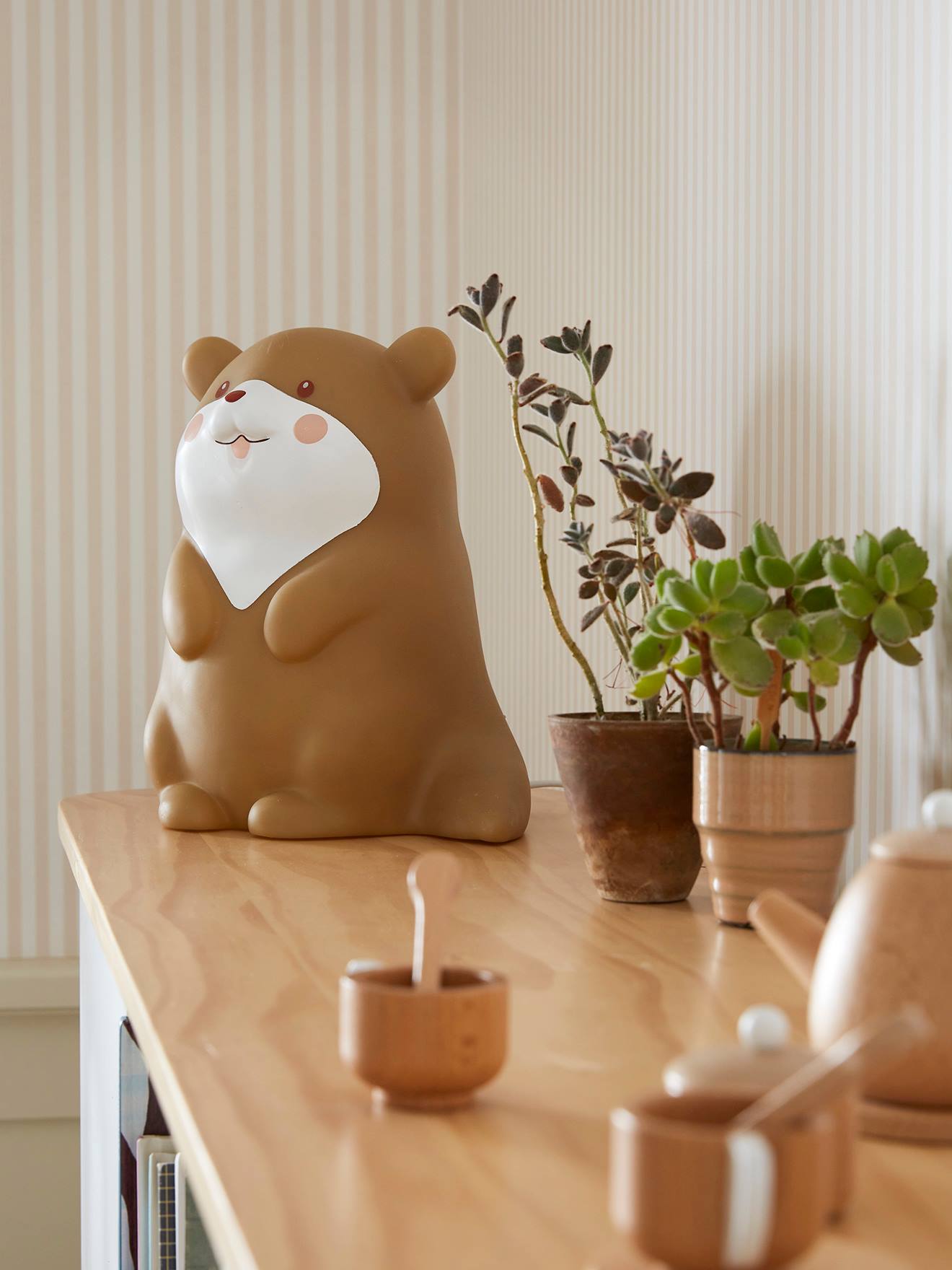 Vertbaudet Kinder Nachtlicht OTTER - weiß