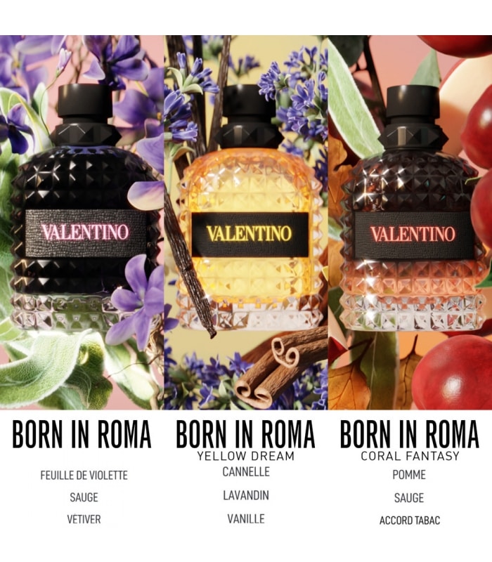 VALENTINO UOMO BORN IN ROMA-Eau de Toilette Pour Lui Boisé Aromatique