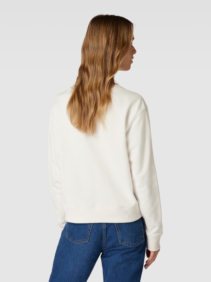 Pullover mit Rundhalsausschnitt in weiss