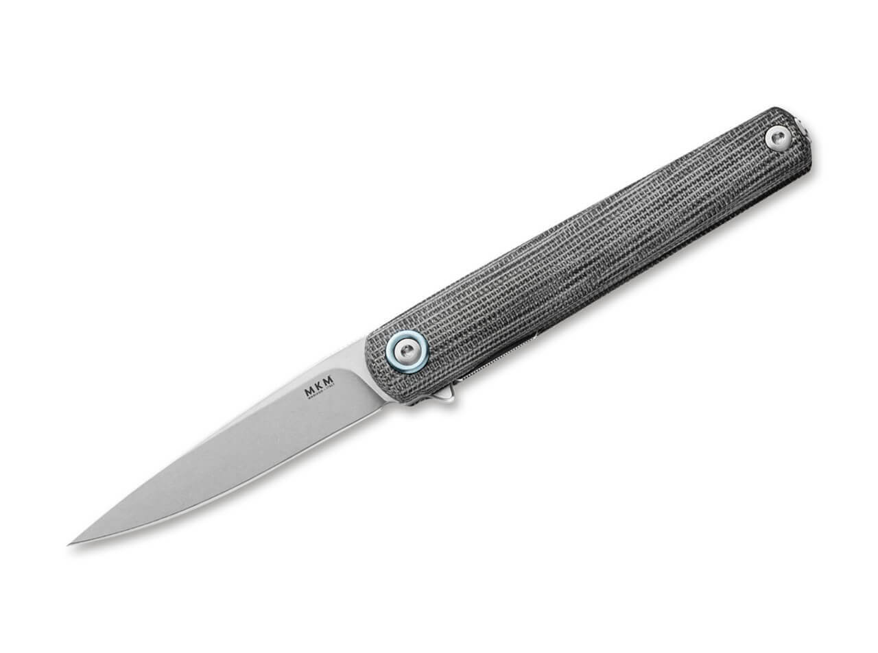 Flame Light Drop Point Micarta Black