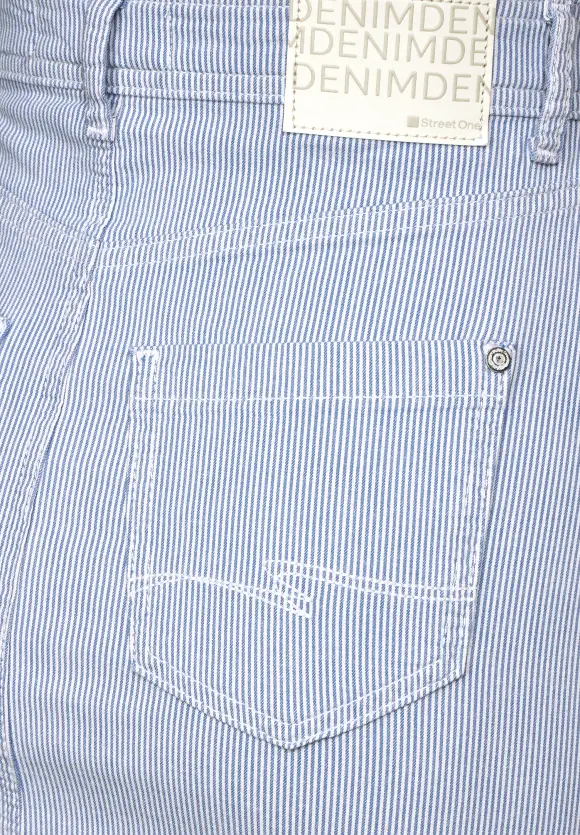 Street One Gestreifter Jeansrock