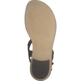Michael Kors MK Plate Thong Sandale in braun