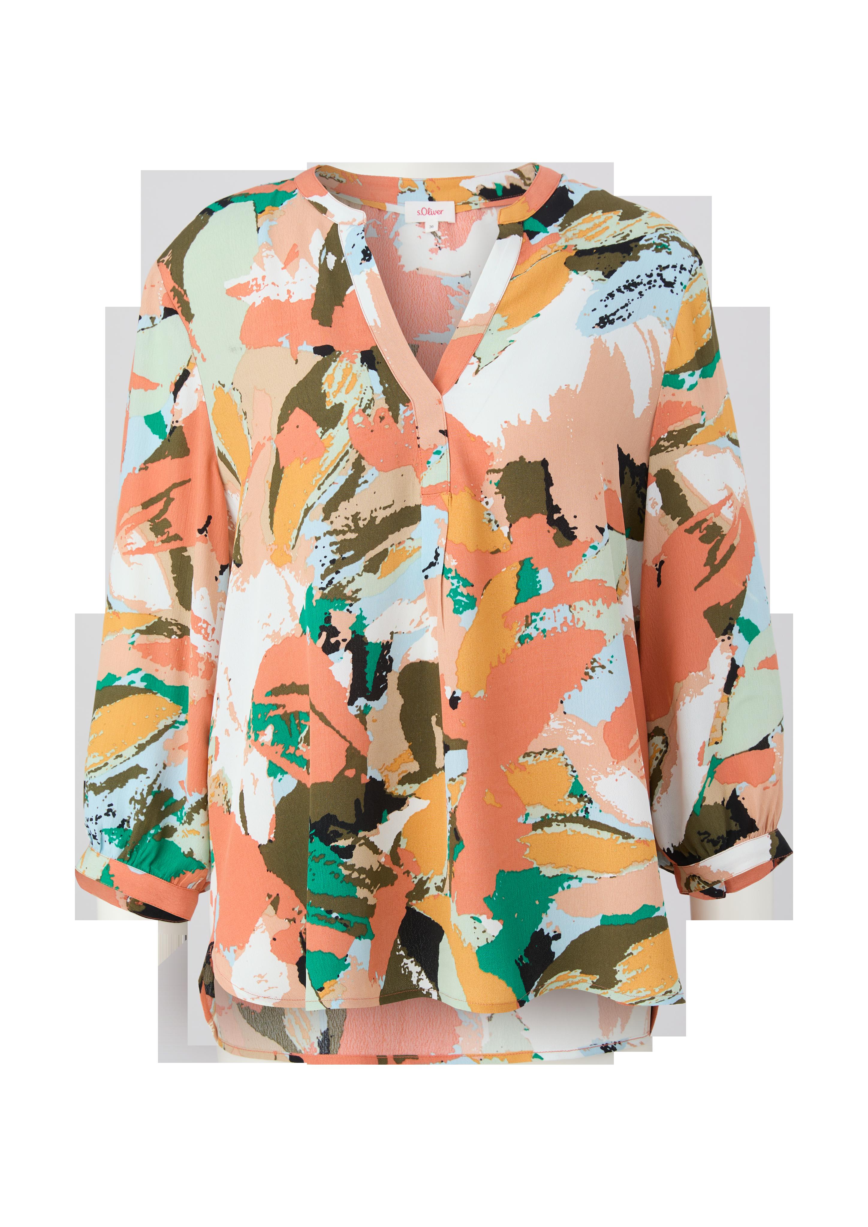 Tunika-Bluse aus Viskose  2132509-27B2