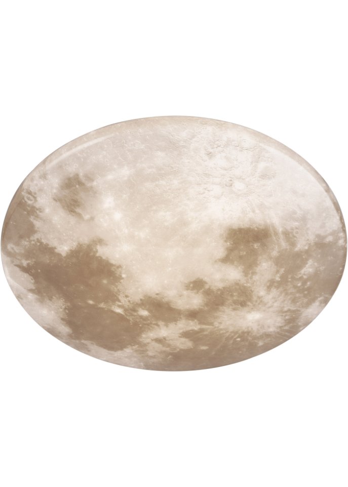 Deckenleuchte in Mond-Optik