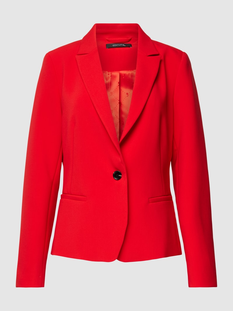 Blazer mit Knopfverschluss in rot