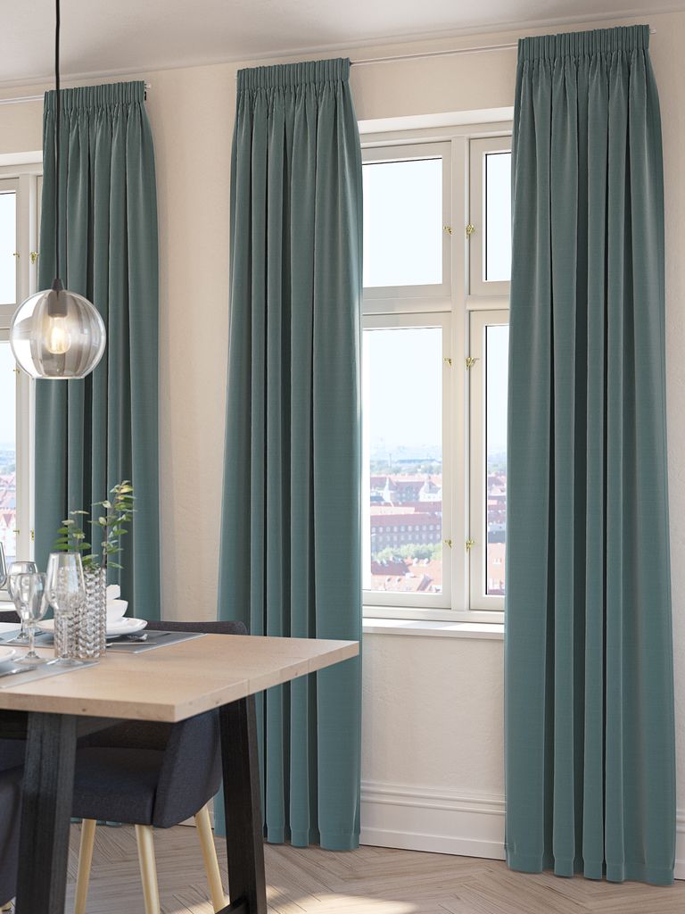 AUSTRA Curtain AUSTRA 1x140x300cm velvet green