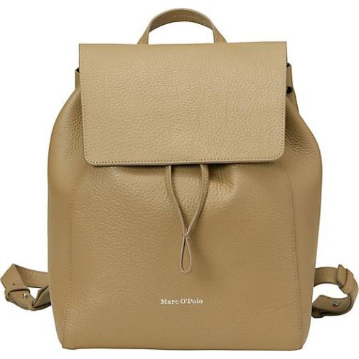 Marc O'Polo Rucksack aus genarbtem Rindleder