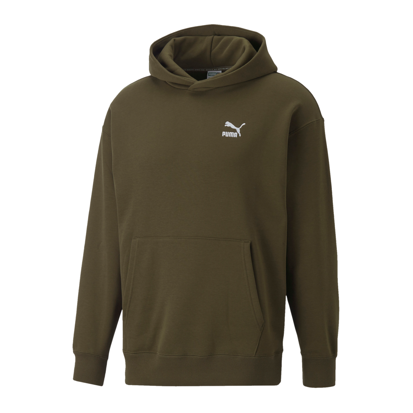 PUMA Classics Relaxed FL Hoody Grün F62