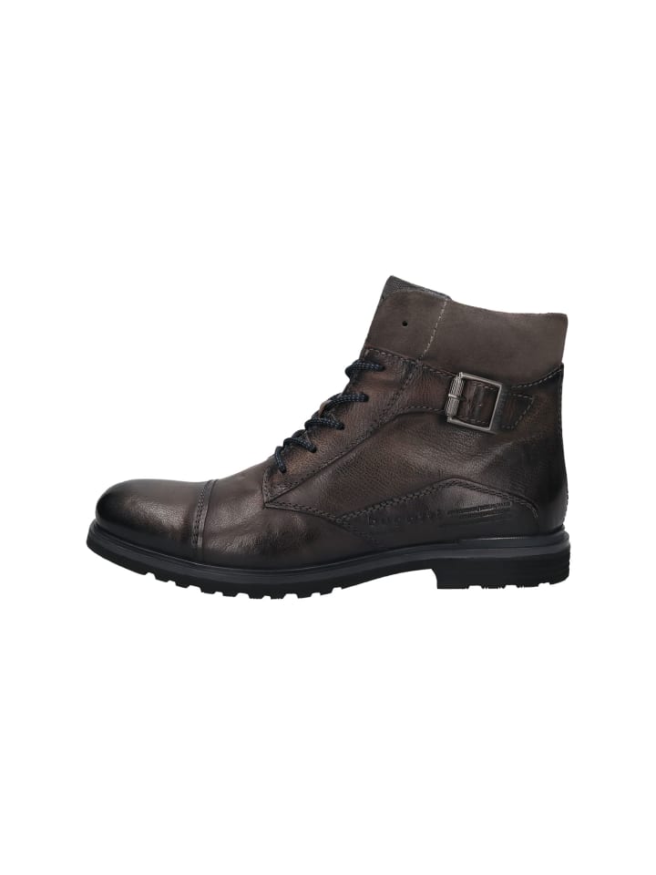 Bugatti Schnürstiefel in grau günstig kaufen 45