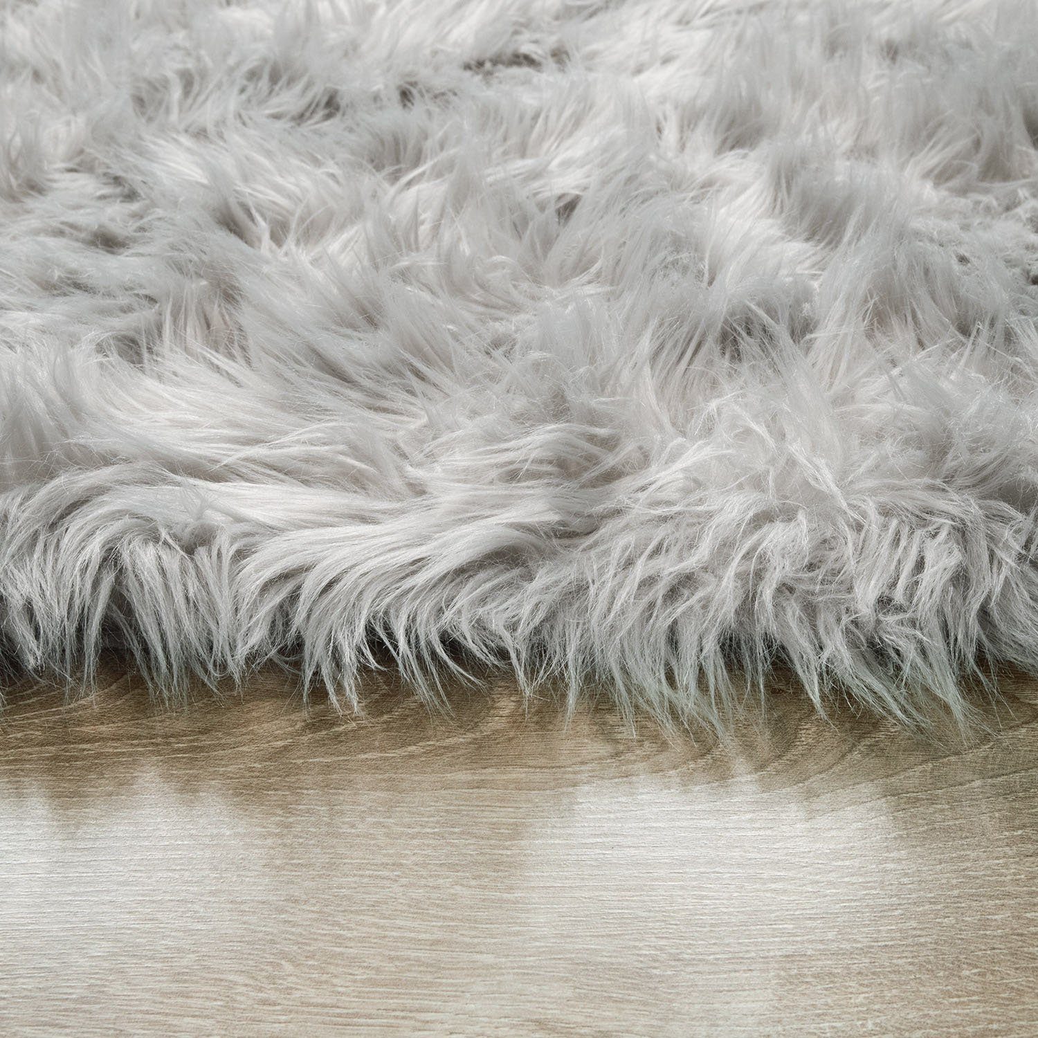 Fellteppich Playa 960, Paco Home, rechteckig, Höhe: 64 mm, Kunstfell, Flokati-Optik, Hochflor, weich und flauschig, Uni-Farben